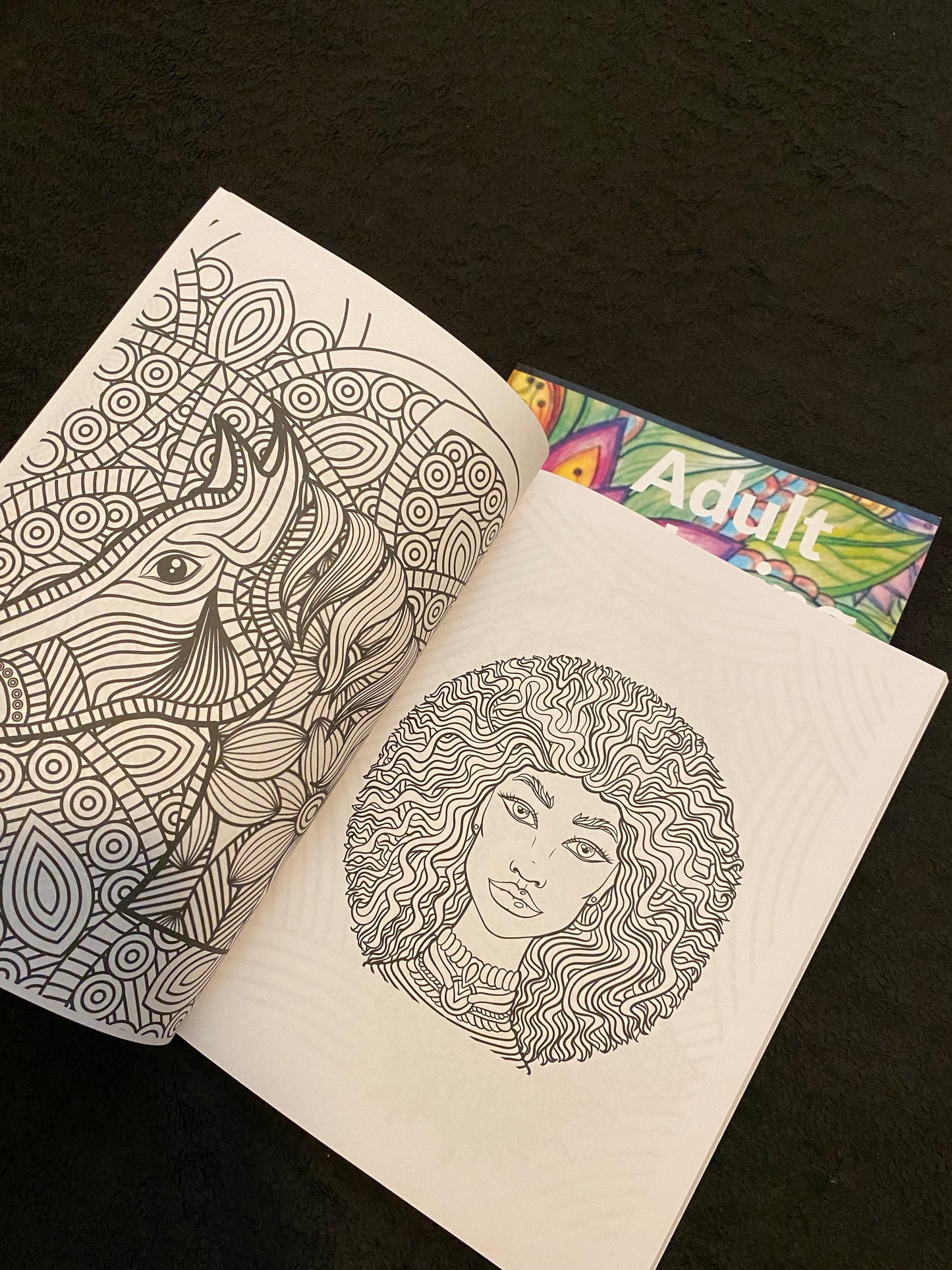 Stress Relief Adult Coloring Book