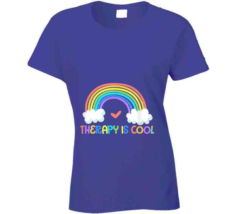 Therapy Is Cool Ladies T Shirt