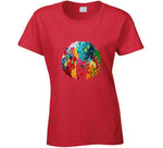 Floral Afro Ladies T Shirt and Hoodie